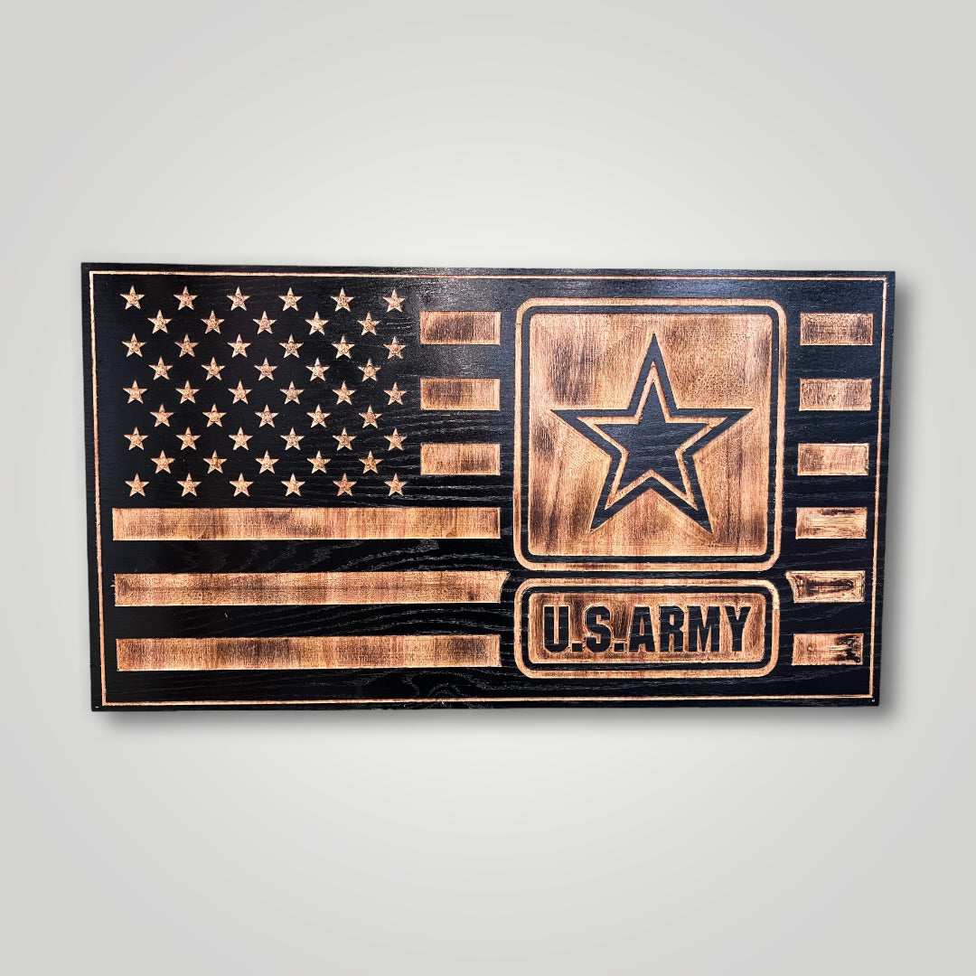 Army Wooden Flag