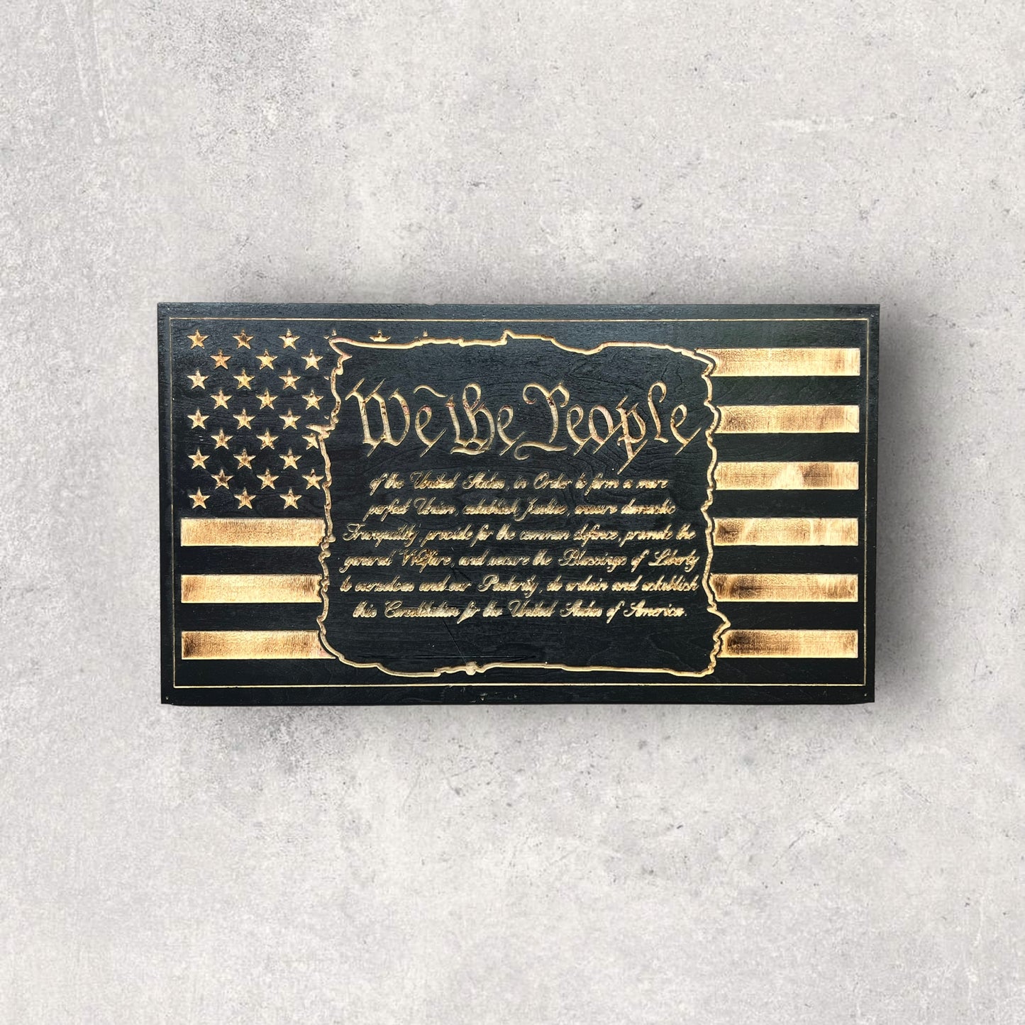 Constitution Wooden Flag