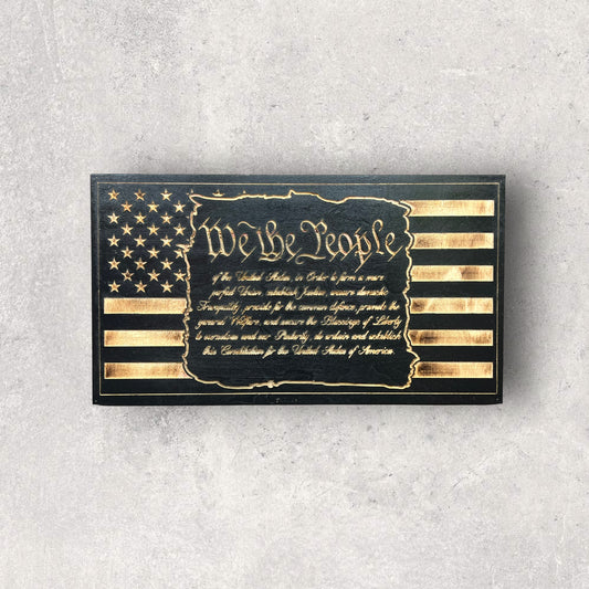 Constitution Wooden Flag