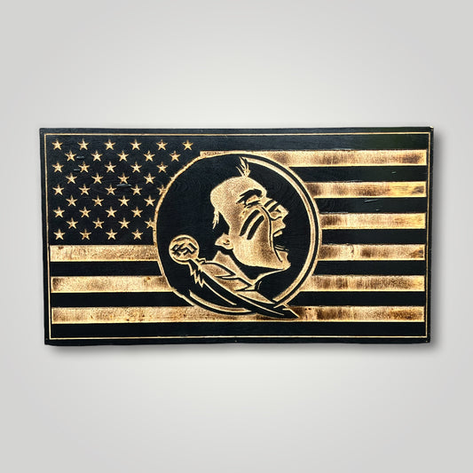 FSU Wooden Flag